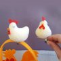 2070 Декоративни щипки за великденска украса Кокошки, 2 броя, снимка 2