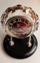 Съветски механичен настолен кристален часовник Маяк, снимка 3