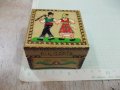 Кутия дървена пирографирана от соца, снимка 1