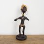 Ретро африканска статуетка, снимка 1 - Колекции - 39092350