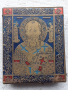 Стара малка бронзова икона с емайл - Свети Никола, снимка 1 - Антикварни и старинни предмети - 44882293