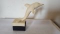 Красива статуетка - делфин, снимка 1 - Антикварни и старинни предмети - 35152867