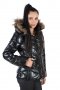 Зимно дамско яке – 4117 качулка с естествен пух от лисица, снимка 14