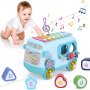 Играчка автобус ксилофон,пиано,сортер куб,разглобява се 12 - 18 месеца, снимка 1 - Музикални играчки - 39915784