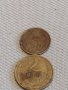 Две монети 1 копейка 1990г. / 2 копейки 1987г. СССР стари редки за КОЛЕКЦИОНЕРИ 38980, снимка 1