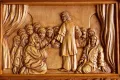 Дърворезба " Господната вечеря" , снимка 4