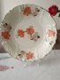 Стара релефна купа с маркировка, флорални мотиви ръчно рисувани , снимка 1 - Антикварни и старинни предмети - 43838889