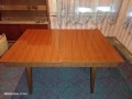 Ретро разтегателна маса, масивна дървесина/ нова/, снимка 1