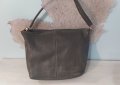 Сива кожена чанта – среден размер, снимка 2