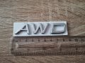 сребриста емблема Volvo AWD, снимка 3