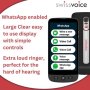 Нов SWISSVOICE S510-C Мобилен телефон за възрастни хора с докинг станция SOS Калъф, снимка 5