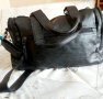 Черни пътни чанти от еко кожа, снимка 2