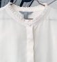 Разкошна копринена риза/блуза цвят екрю ( айвъри), снимка 5