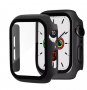 Матов Кейс + Стъклен Протектор за Apple Watch 6 SE 5 4 40mm 44mm 3D 5D, снимка 8