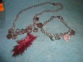 КОМПЛЕКТ КОЛИЕ и ГРИВНА МОДНИ БИЖУТА СРЕБРИСТИ с ВИСУЛКИ ПЕРЦА 9288, снимка 6