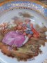 декоративна порцеланова чиния Ромео и Жулиета с позлата Limoges , снимка 5