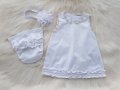 Рокля, лента и гащички с къдрички 3-6 месеца, снимка 2