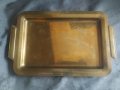 позлатена месингова табла,поднос арт деко, снимка 1