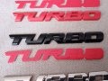 Метални самозалепващи емблеми Турбо Turbo в три цвята за кола автомобил джип ван , снимка 4