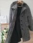 Палто с коланче AMISU вълна , снимка 12
