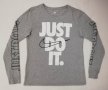 Nike Just Do It оригинална блуза S Найк спорт памук блуза, снимка 1 - Спортни екипи - 39056724