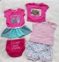 Летни дрехи за момиче 3-6 месеца, снимка 1 - Комплекти за бебе - 28259176