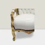 Детско кресло бяло/златно, снимка 3