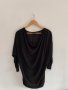 Дамска черна туника блуза, снимка 1 - Блузи с дълъг ръкав и пуловери - 26997777