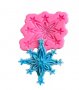 Бляскава Снежинка звезда силиконов молд форма фондан гипс, снимка 1 - Форми - 36897513