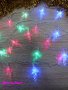LED Коледни лампички комета, цветни