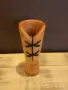 Дървена ваза , снимка 1