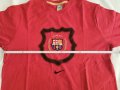nike  barcelona  camp nou тениска с къс ръкав червена оригинална, снимка 4