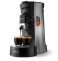 ЧИСТО НОВА, НЕРАЗПЕЧАТАНА кафемашина Philips Senseo SELECT Черна CSA250/11, снимка 3