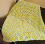 Ръчно плетено хипоалергенно бебешко одеяло , снимка 1 - Спално бельо и завивки - 43833052