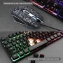 Комплект клавиатура с LED подсветка и цветна дишаща геймърска мишка , снимка 6
