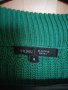 Дълъг плетен зелен елек , снимка 3