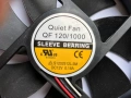 Globe Fan S1202512L-3M ( "Quiet Fan QF120/1000" ) охлаждане на кутии, снимка 1
