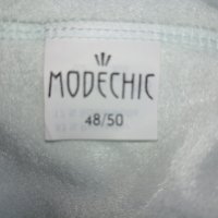 Modechic-Нов  сатенен дълъг светлосин халат XL,XXL, снимка 10 - Бельо - 44878969