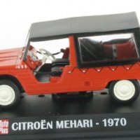 Citroen Mehari 1970 - мащаб 1:43 на Hachette моделът е нов в PVC диспей-кейс, снимка 4 - Колекции - 39778879