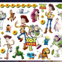 Toy Story Играта на играчките Tattoo татос татуировка временна детска, снимка 1 - Други - 28863374