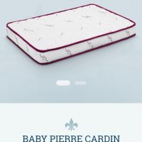  Ортопедичен бебешки матрак с дизайн с марка Pierre Cardin., снимка 1 - Бебешки легла и матраци - 26533146