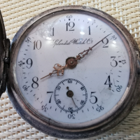 Старинен сребърен часовник, снимка 2 - Антикварни и старинни предмети - 36480986