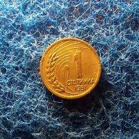 1 стотинка 1951-ЛЕНИНГРАДСКА, снимка 2 - Нумизматика и бонистика - 32950926
