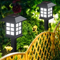 Комплект от 6 броя соларни LED лампи за двор и градина, снимка 3 - Соларни лампи - 43987506