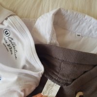 Ленен панталон H&M, риза и блуза  9-12 месеца , снимка 7 - Комплекти за бебе - 28323013