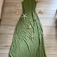 Елегантна зелена рокля, снимка 2 - Рокли - 37887595