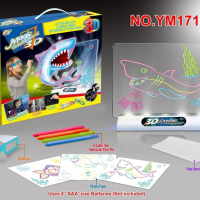 Магическа 3D дъска за рисуване
подарък за деца

, снимка 8 - Образователни игри - 44924349
