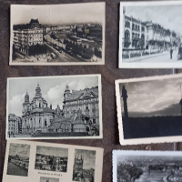 стари черно-бели пощенски картички Прага, снимка 4 - Колекции - 44925028