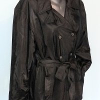 Палто с подплата и с кожен ефект "Suchita"® / oversize, снимка 3 - Палта, манта - 26955278