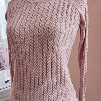 Розова блуза, снимка 3 - Блузи с дълъг ръкав и пуловери - 42956980